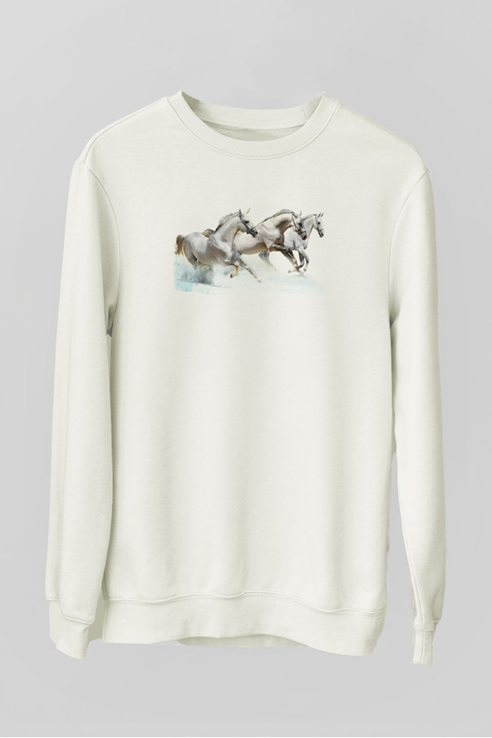 At Beyaz Unisex Sweatshirt