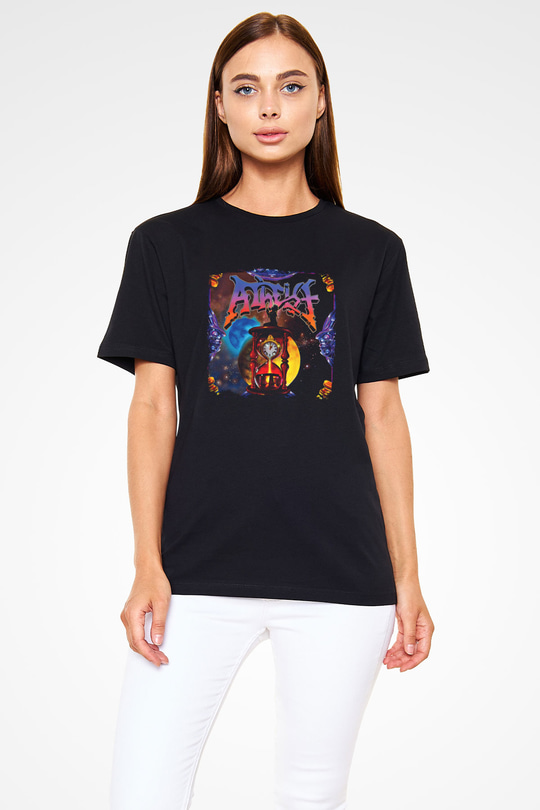 Atheist Baskılı Unisex Siyah Tişört