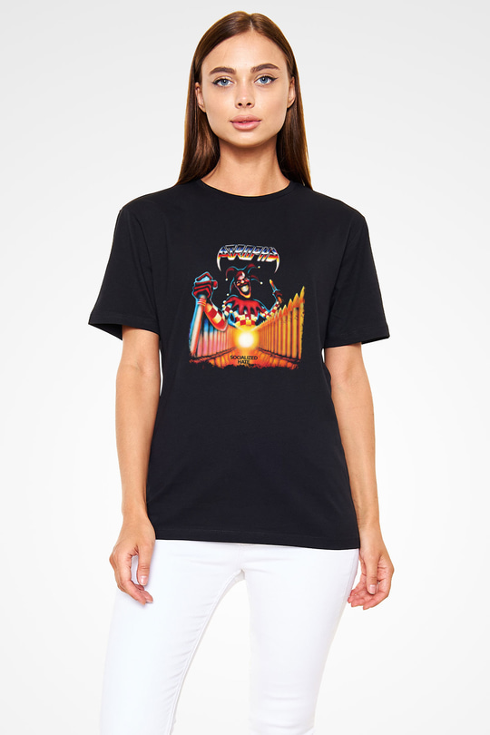 Atrophy Baskılı Unisex Siyah Tişört
