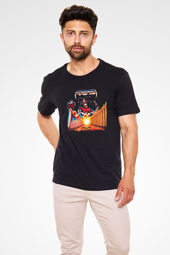 Atrophy Baskılı Unisex Siyah Tişört
