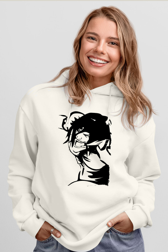 Attack On Titan Baskılı Unisex Siyah Hoodie