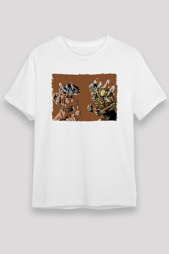 Attack On Titan Baskılı Unisex Siyah Tişört - Tshirt
