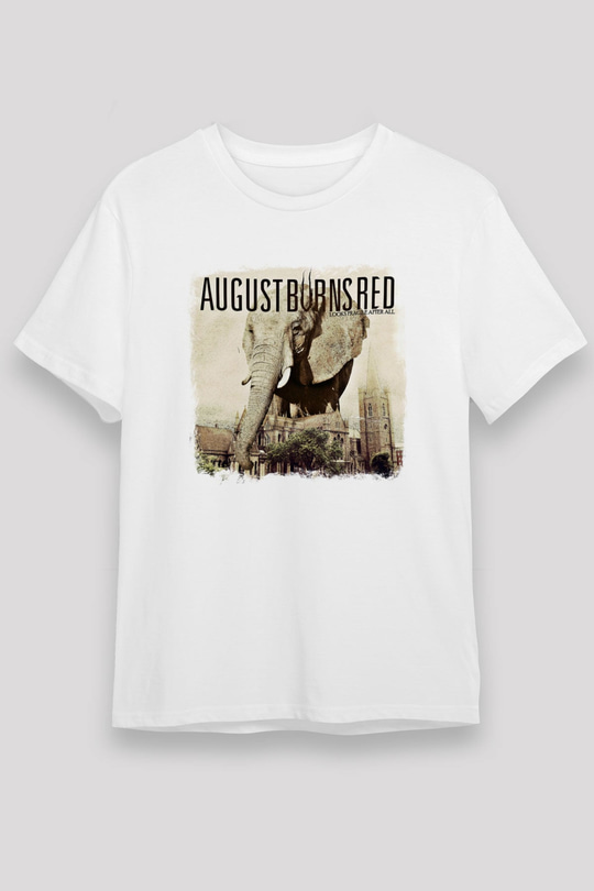 August Burns Red Baskılı Unisex Beyaz Tişört