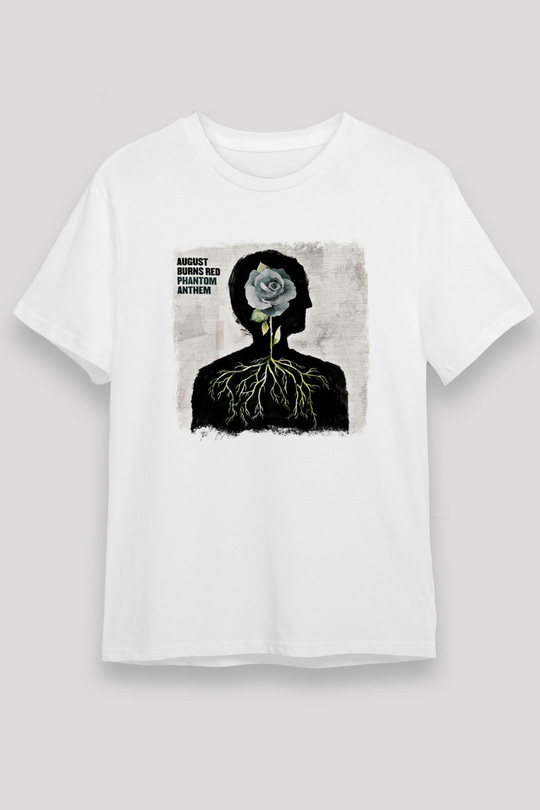 August Burns Red Baskılı Unisex Beyaz Tişört