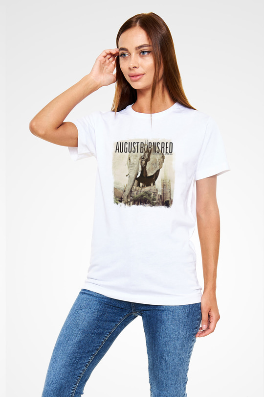 August Burns Red Baskılı Unisex Beyaz Tişört