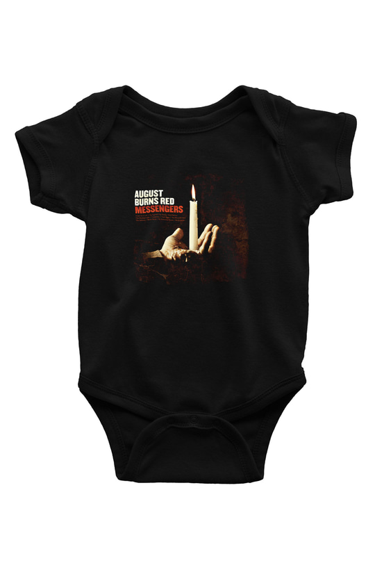 August Burns Red Baskılı Unisex Siyah Bebek Body - Zıbın