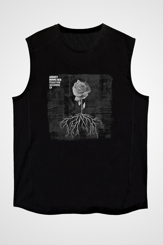 August Burns Red Baskılı Unisex Siyah Kolsuz Tişört