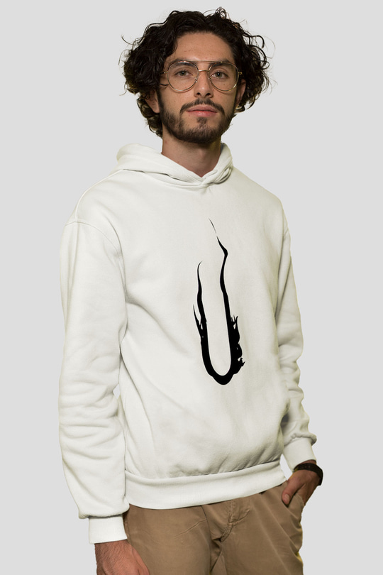 August Burns Red Beyaz Unisex Kapşonlu Sweatshirt