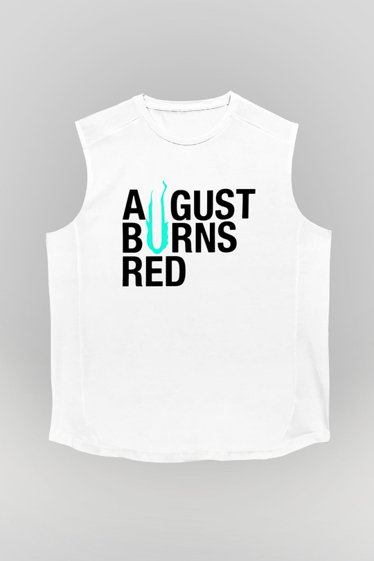 August Burns Red Beyaz Unisex Kolsuz Tişört
