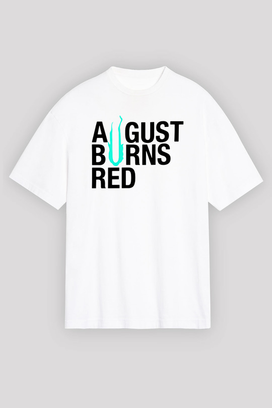 August Burns Red Beyaz Unisex Oversize Tişört T-Shirt