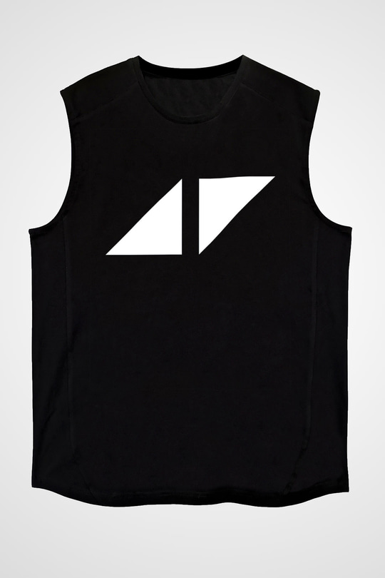 Avicii Siyah Unisex Kolsuz Tişört