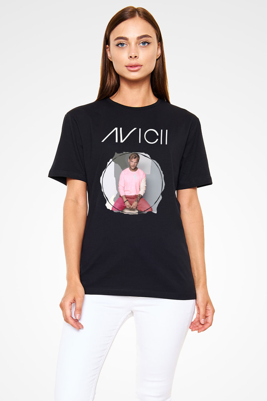 Avicii Siyah Unisex Tişört T-Shirt - TişörtFabrikası