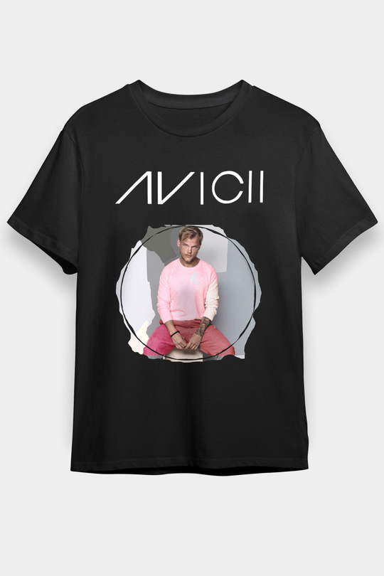 Avicii Siyah Unisex Tişört T-Shirt - TişörtFabrikası