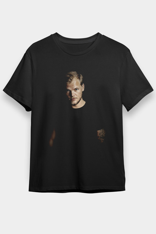 Avicii Siyah Unisex Tişört T-Shirt - TişörtFabrikası