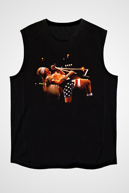 Axl Rose Siyah Unisex Kolsuz Tişört