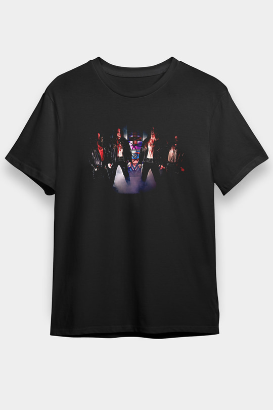 Azarath Baskılı Unisex Siyah Tişört - Tshirt