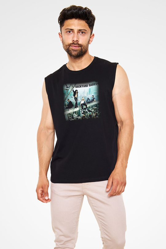 Backyard Babies Siyah Unisex Kolsuz Tişört
