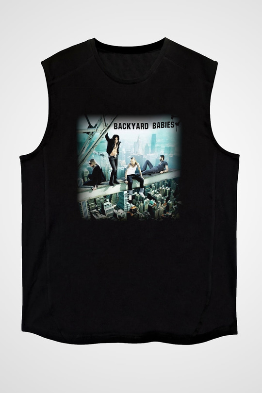 Backyard Babies Siyah Unisex Kolsuz Tişört