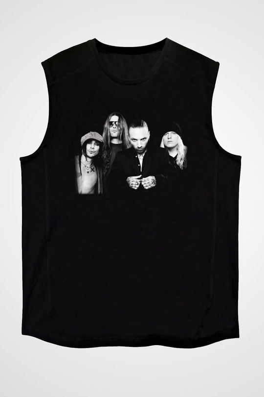 Backyard Babies Siyah Unisex Kolsuz Tişört