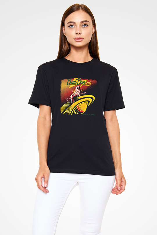 Bad Brains Baskılı Unisex Siyah Tişört