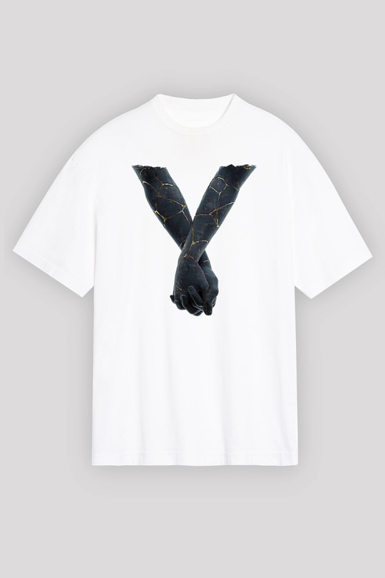 Bad Omens Baskılı Beyaz Unisex Oversize Tişört - Tshirt