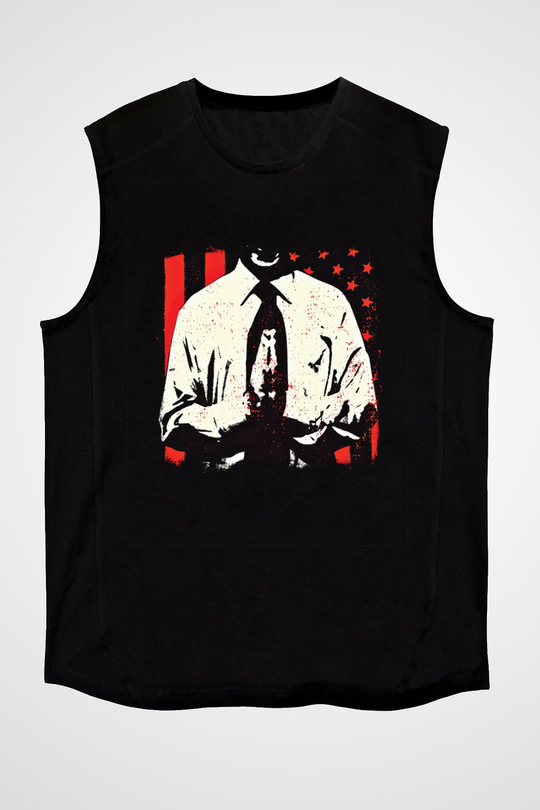 Bad Religion Baskılı Unisex Siyah Kolsuz Tişört