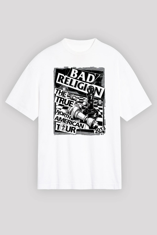 Bad Religion Beyaz Unisex Tişört T-Shirt - TişörtFabrikası