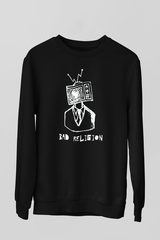 Bad Religion Siyah Unisex Sweatshirt