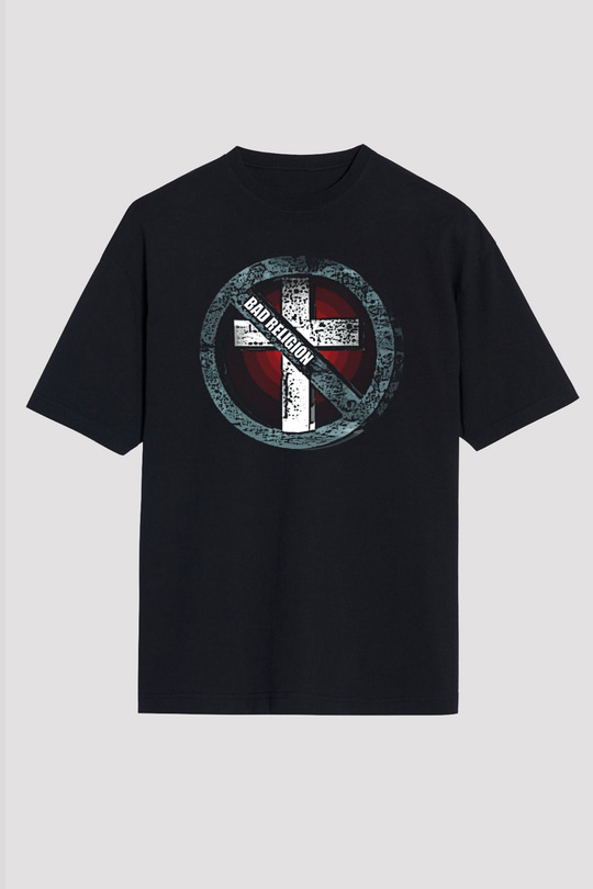 Bad Religion Siyah Oversize Tişört Oversize T-shirt - TişörtFabrikası