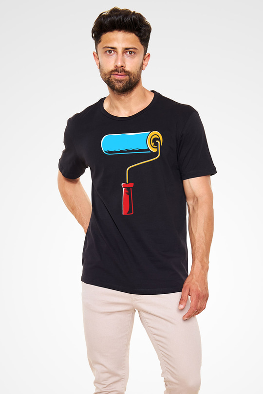 Badanacı Siyah Unisex Tişört T-Shirt - TişörtFabrikası