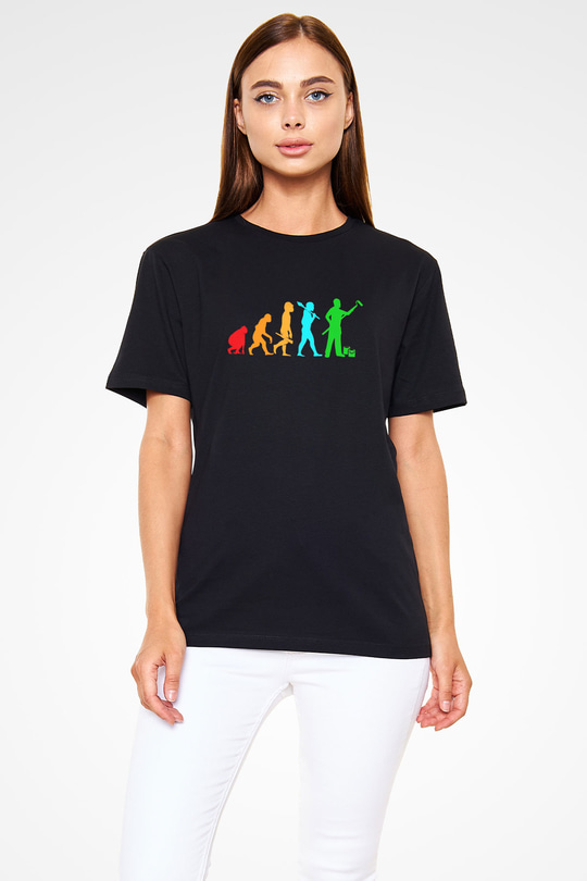 Badanacı Siyah Unisex Tişört T-Shirt - TişörtFabrikası