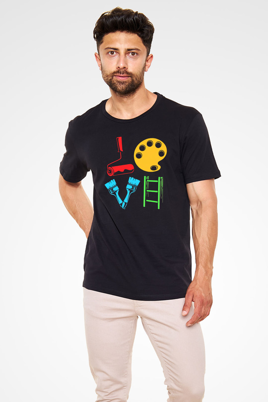 Badanacı Siyah Unisex Tişört T-Shirt - TişörtFabrikası