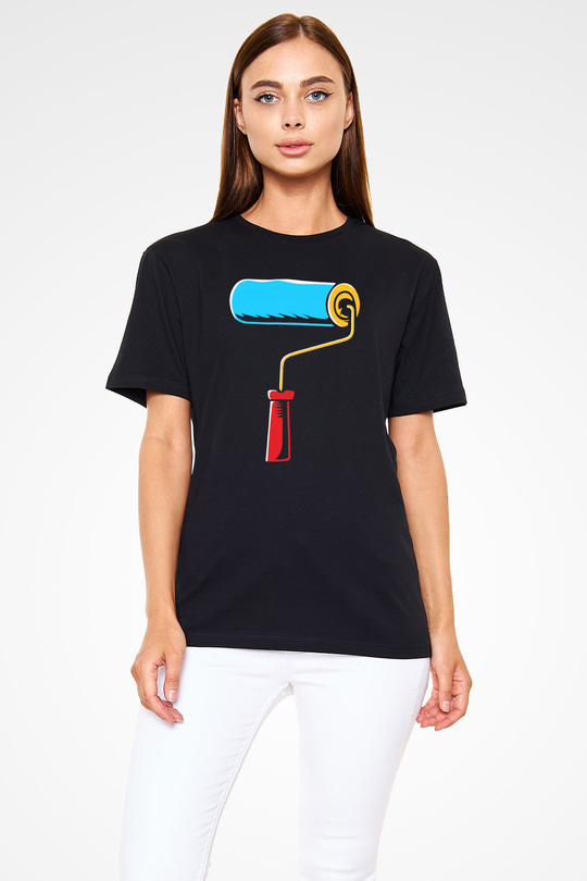Badanacı Siyah Unisex Tişört T-Shirt - TişörtFabrikası