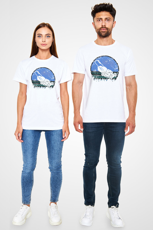 Bahçıvan Beyaz Unisex Tişört T-Shirt - TişörtFabrikası