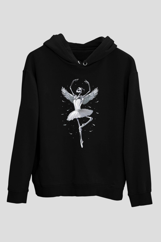 Bale Siyah Unisex Hoodie