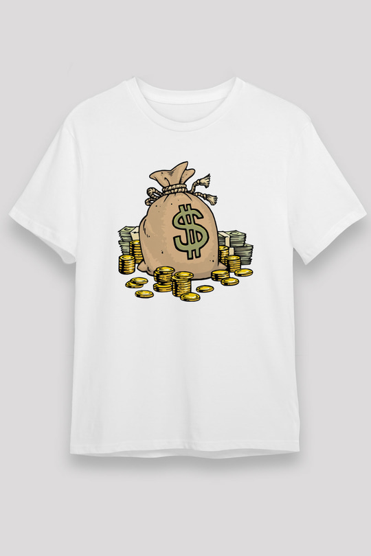 Bankacı Beyaz Unisex Tişört T-Shirt - TişörtFabrikası