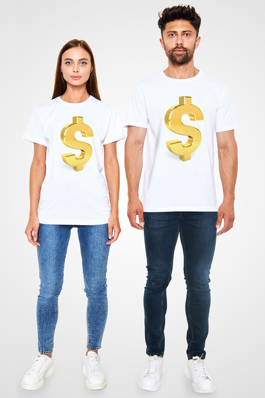 Bankacı Beyaz Unisex Tişört T-Shirt - TişörtFabrikası