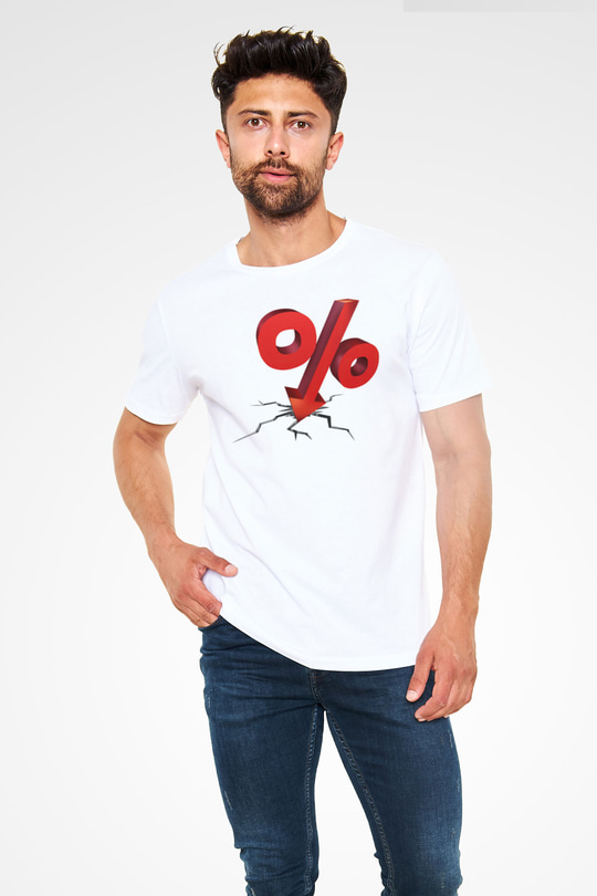 Bankacı Beyaz Unisex Tişört T-Shirt - TişörtFabrikası