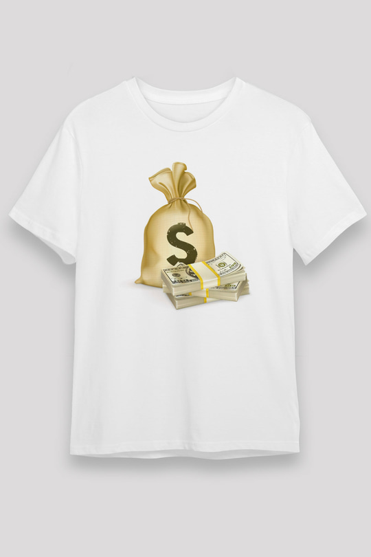 Bankacı Beyaz Unisex Tişört T-Shirt - TişörtFabrikası