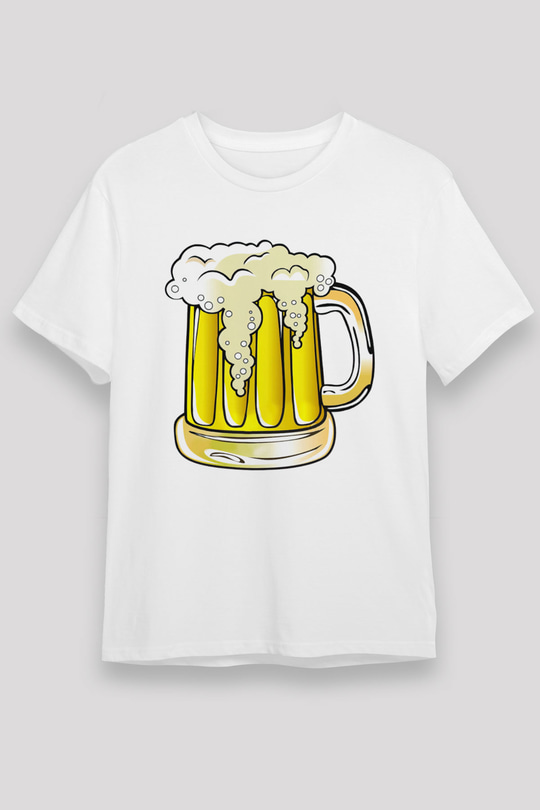 Barmen Beyaz Unisex Tişört T-Shirt - TişörtFabrikası