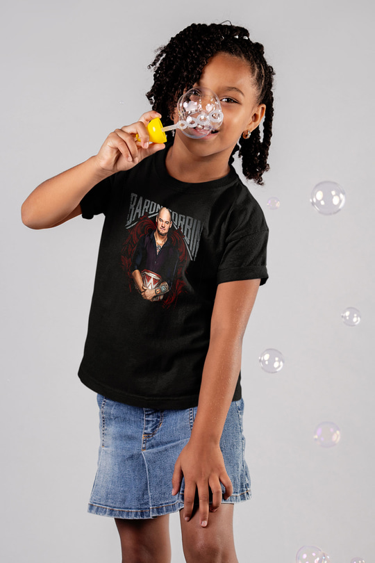 Baron Corbin Baskılı Unisex Siyah Çocuk Tişört - Tshirt