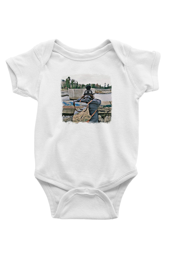 Basement Baskılı Unisex Beyaz Bebek Body - Zıbın