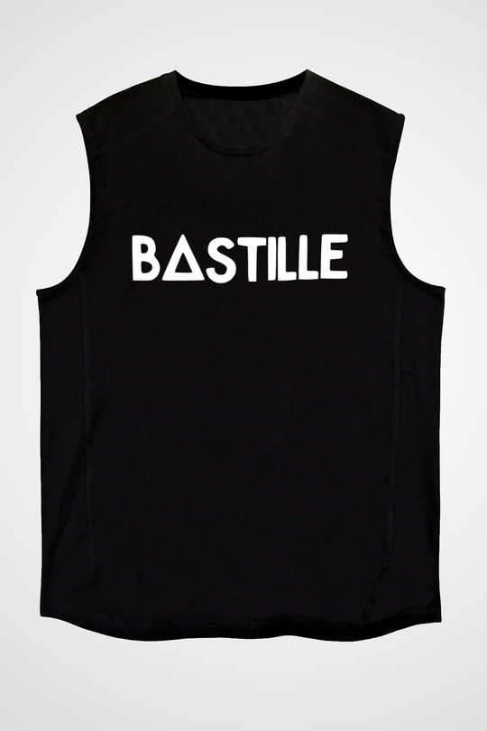 Bastille Siyah Unisex Kolsuz Tişört