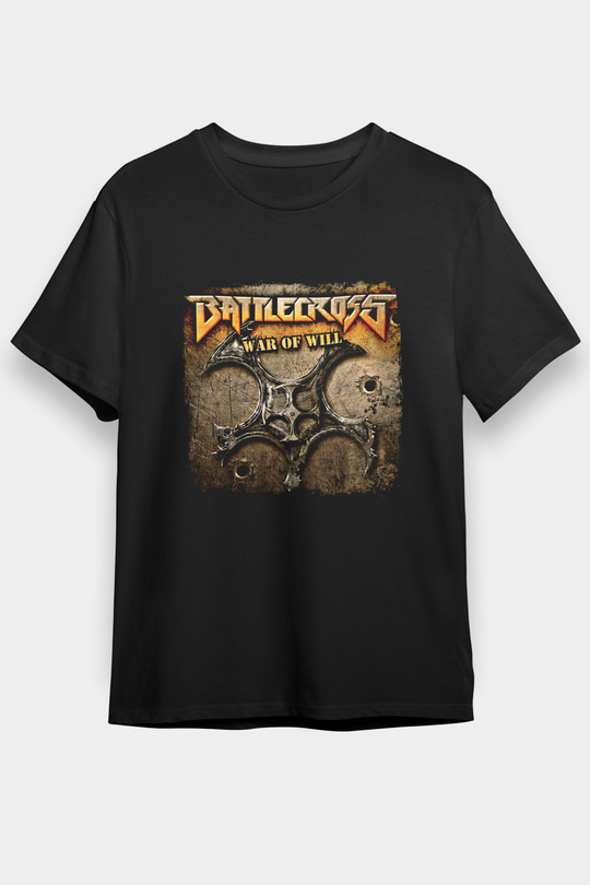 Battlecross Baskılı Unisex Siyah Tişört