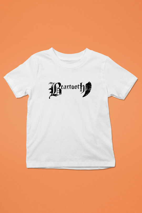 Beartooth Baskılı Beyaz Unisex Çocuk Tişört