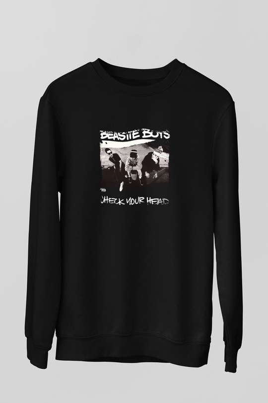 Beastie Boys Baskılı Unisex Siyah Sweatshirt