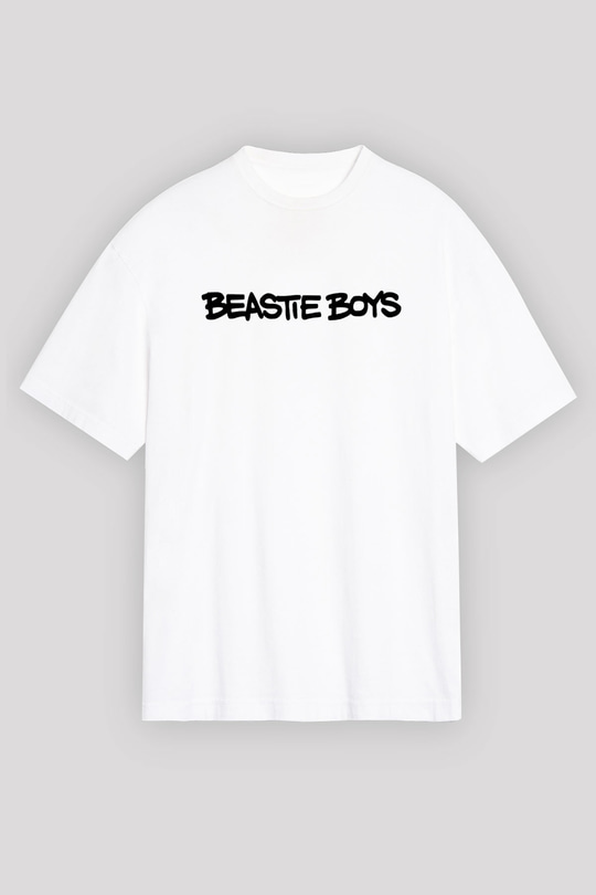 Beastie Boys Beyaz Unisex Oversize Tişört T-Shirt
