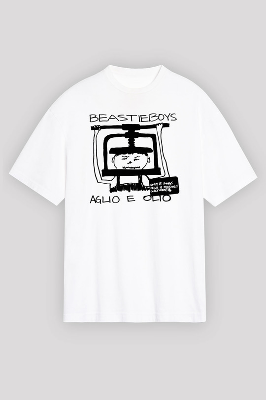 Beastie Boys Beyaz Unisex Oversize Tişört T-Shirt