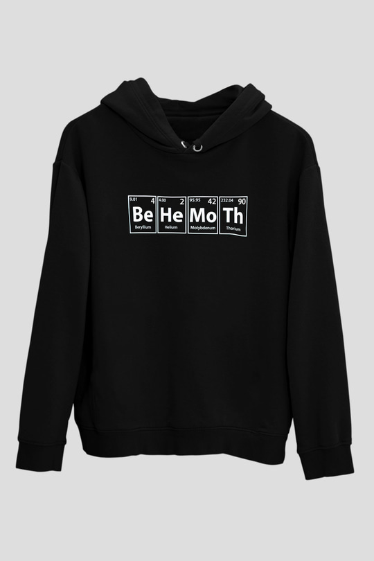Behemoth Siyah Unisex Kapüşonlu Sweatshirt