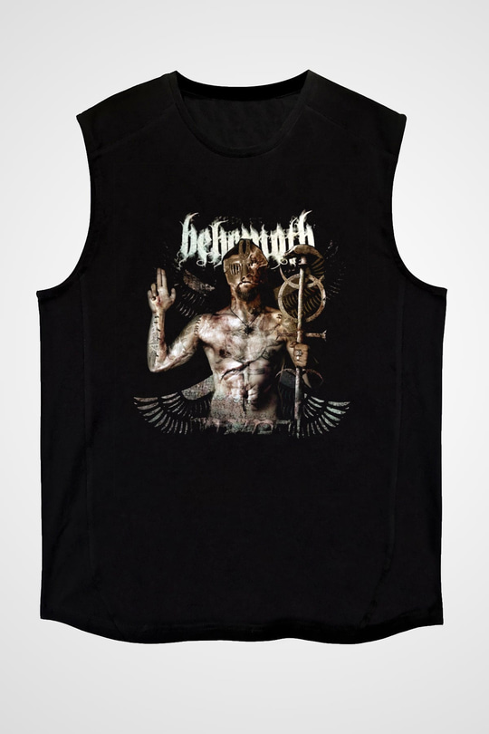 Behemoth Siyah Unisex Kolsuz Tişört